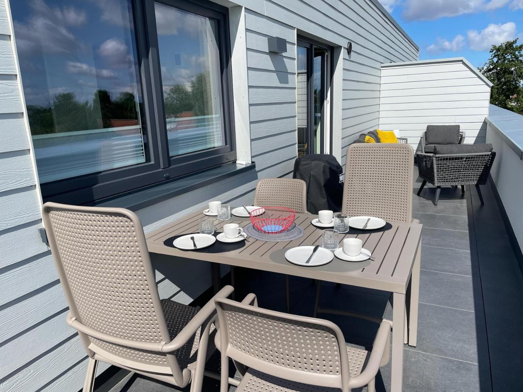 Dorumer Sielhuus 19 Mit Dachterrasse Und Sauna Екстериор снимка